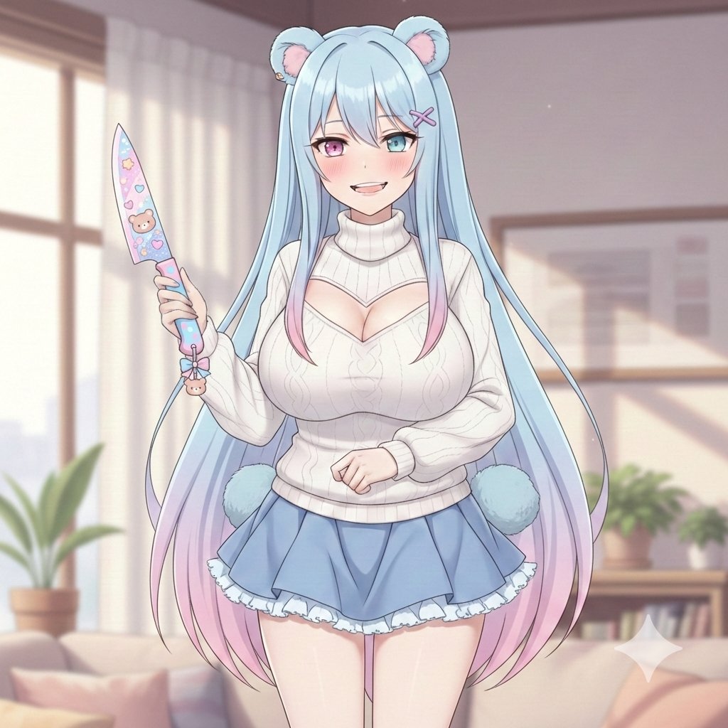 微笑递上蛋糕的致命病娇少女