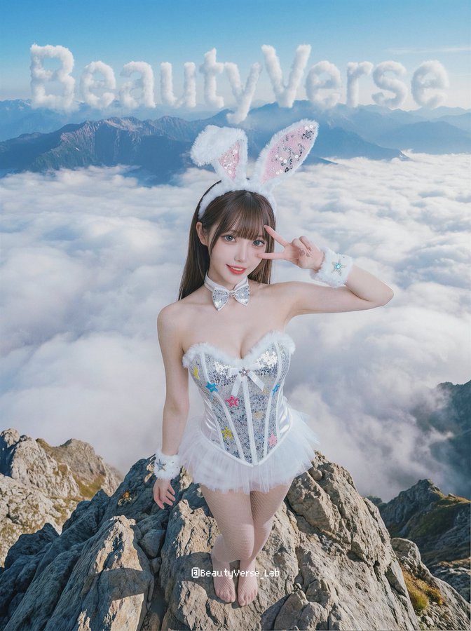 云端少女巅峰比耶