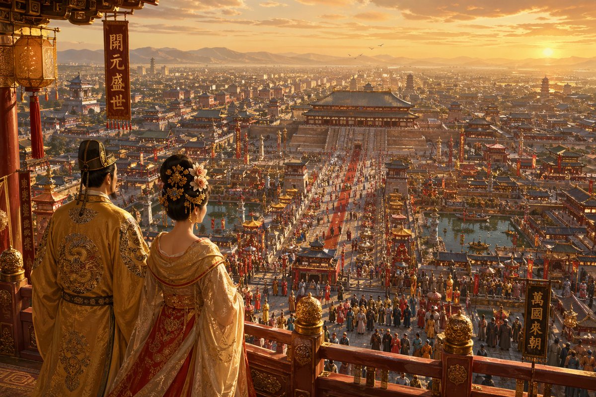 盛世长安万国来朝图