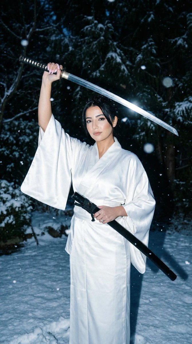 雪夜白刃：静默女武士的致命优雅